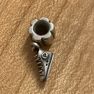 Rare retired Authentic Pandora Nib Sneaker Dangle charm